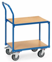 Etagenwagen mit bündiger Holzwerkstoffplatte Holzwerkstoffebene bündiger Rand